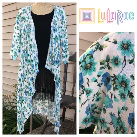 LuLaRoe Tops - Floral! LuLaRoe Shirley Kimono